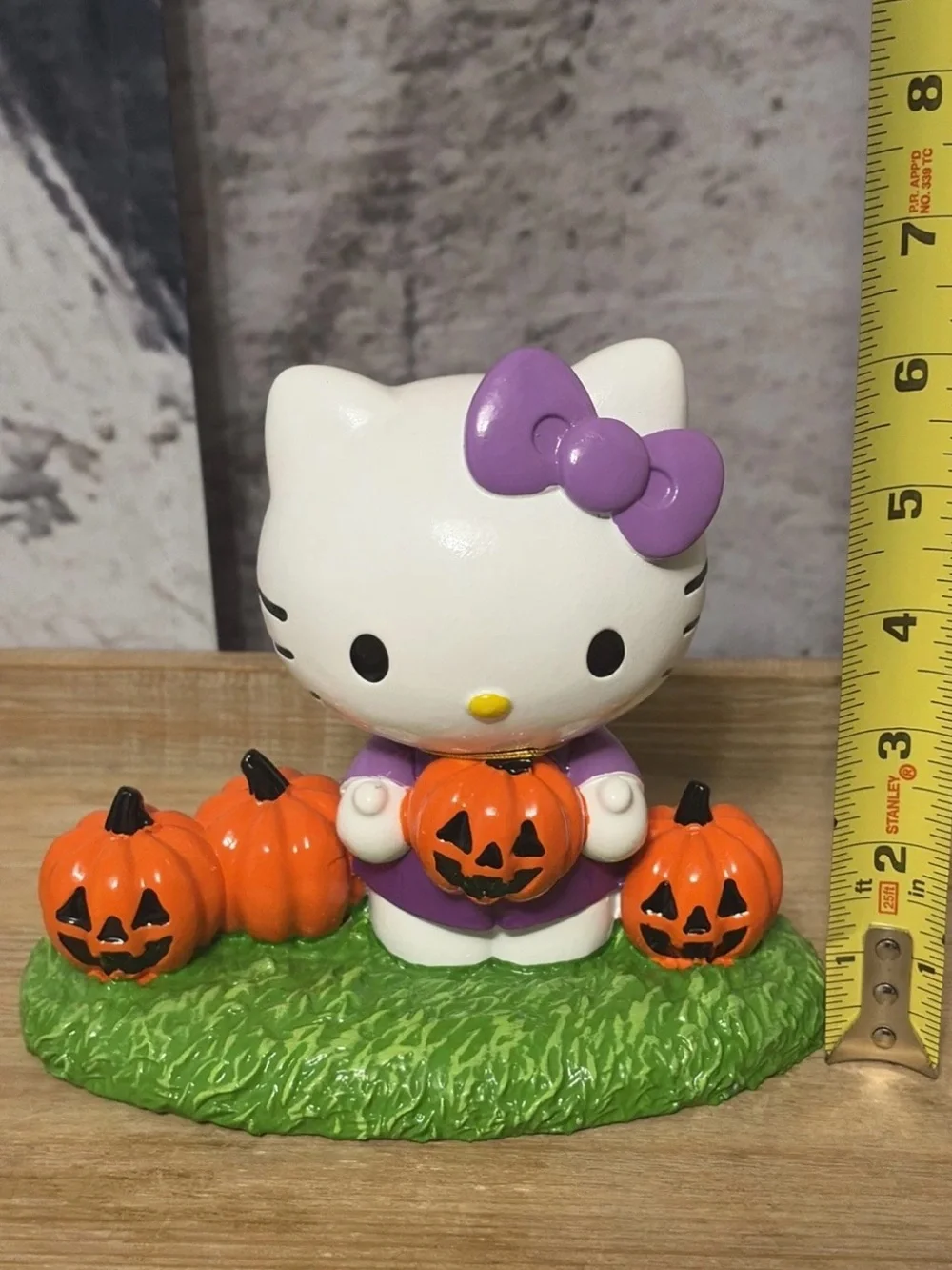 Sanrio Hello Kitty Halloween Figure in White, Purple & Orange